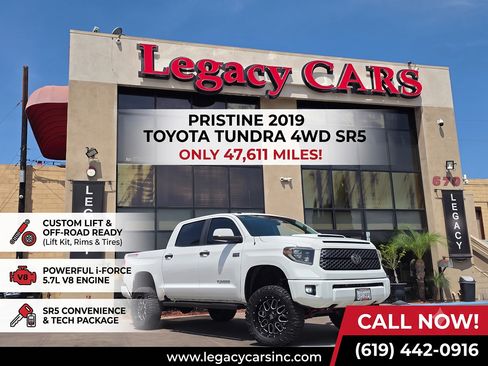 Used 2019 Toyota Tundra SR5 w/ TRD Sport Package AWD/4WD image 2