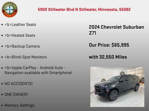 Used 2024 Chevrolet Suburban Z71 w/ Z71 Off-Road Package image 25