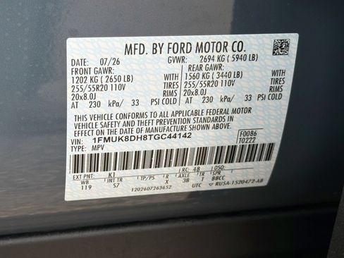 New 2026 Ford Explorer Active w/ Active Comfort Package AWD/4WD image 35