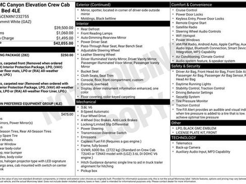 Used 2022 GMC Canyon Elevation w/ Trailering Package AWD/4WD image 20