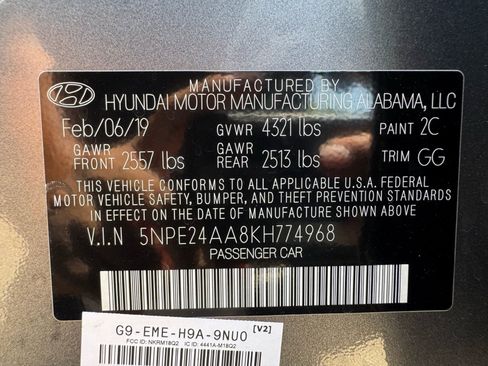 Used 2019 Hyundai Sonata ECO FWD image 32