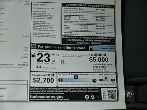 New 2026 Audi A6 Prestige image 26