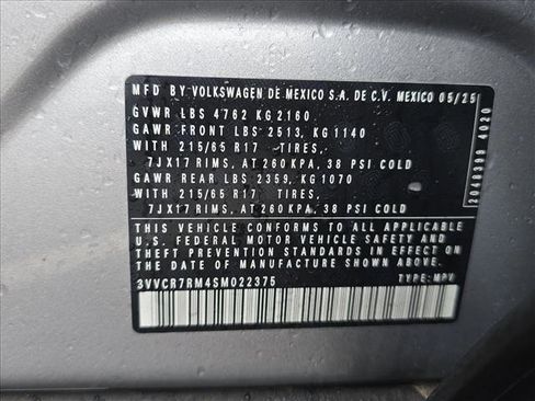 New 2025 Volkswagen Tiguan S image 29