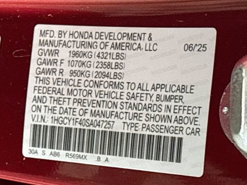 Used 2025 Honda Accord SE image 25