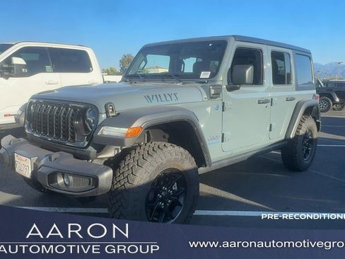 Used 2025 Jeep Wrangler Unlimited Sport S 4xe AWD/4WD image 1