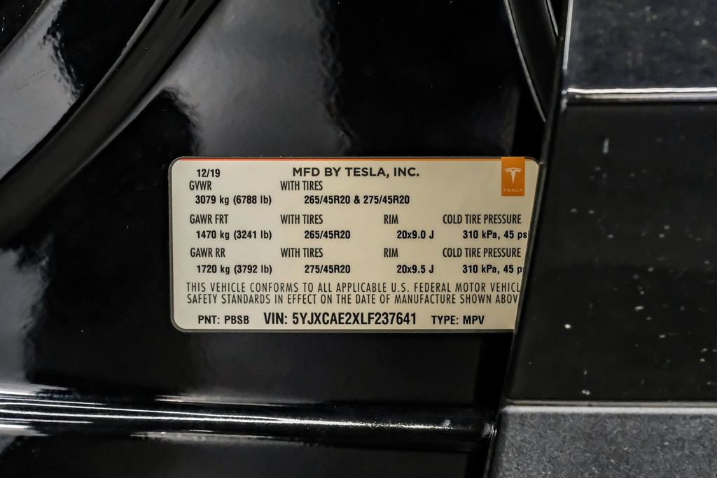 Used 2020 Tesla Model X Long Range AWD/4WD image 65