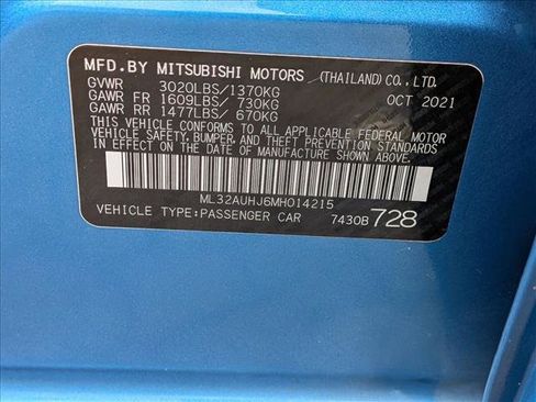 Used 2021 Mitsubishi Mirage ES image 24