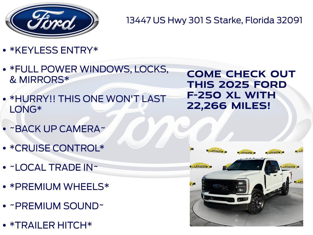 Certified 2025 Ford F250 XL w/ STX Appearance Package AWD/4WD image 12