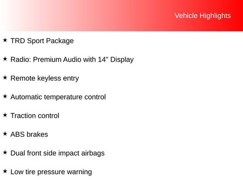 Certified 2026 Toyota Tacoma TRD Sport AWD/4WD image 9