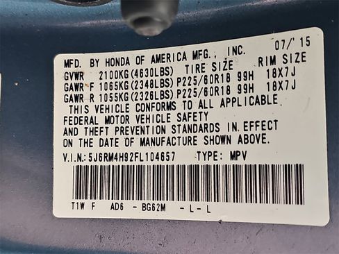 Used 2015 Honda CR-V Touring image 38