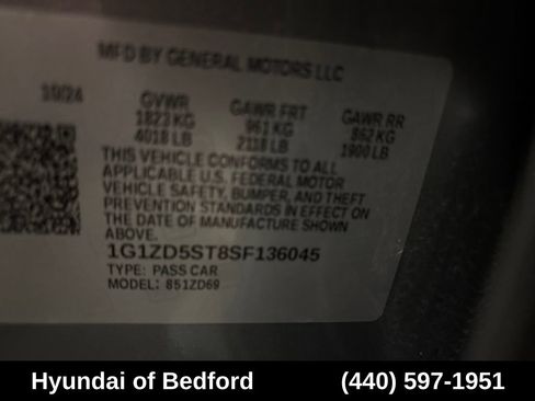Used 2025 Chevrolet Malibu LT FWD image 11