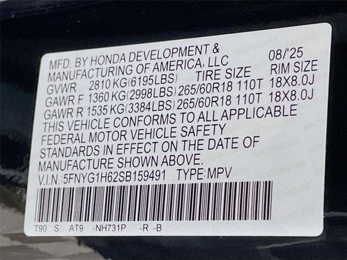 New 2025 Honda Pilot TrailSport image 24