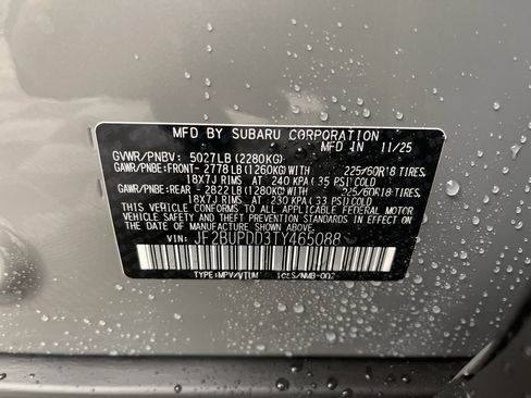 New 2026 Subaru Outback Limited image 26