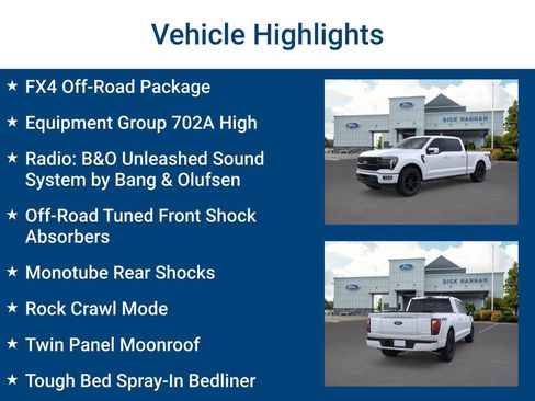New 2025 Ford F150 Platinum w/ Equipment Group 702A High AWD/4WD image 3