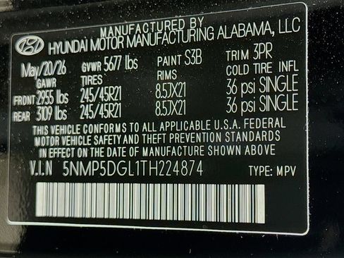 New 2026 Hyundai Santa Fe Calligraphy AWD/4WD image 17