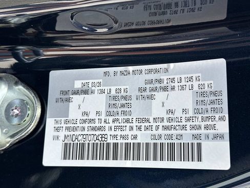 New 2026 MAZDA MX-5 Miata Club w/ Interior Package RWD image 30