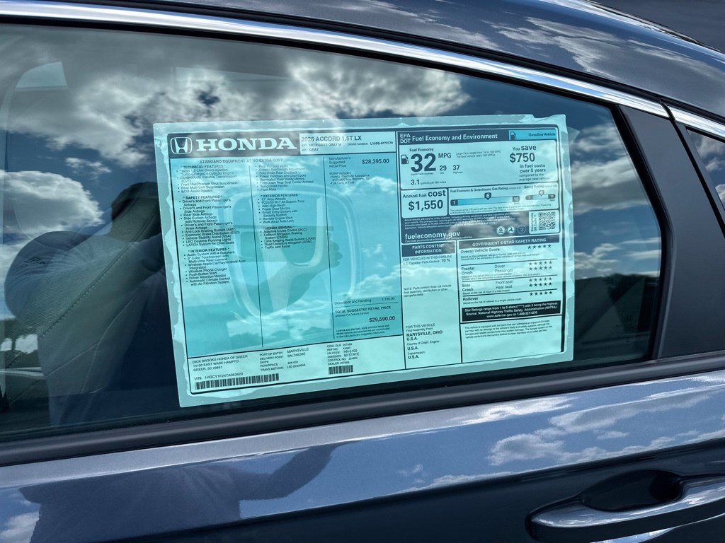 New 2026 Honda Accord LX image 11