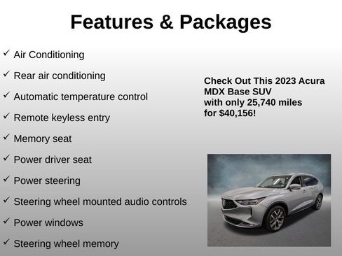 Used 2023 Acura MDX SH-AWD w/ Technology Package image 12