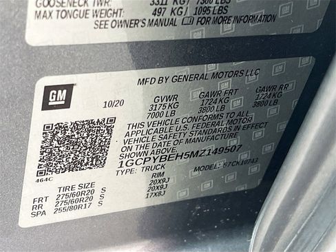 Used 2021 Chevrolet Silverado 1500 Custom image 29