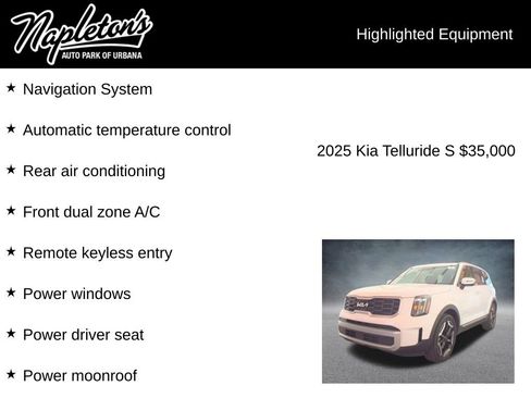 Used 2025 Kia Telluride S FWD image 3