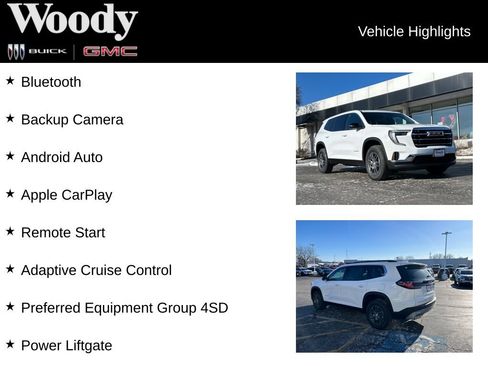 New 2026 GMC Acadia Elevation AWD/4WD image 3