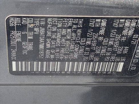 Certified 2021 Nissan Rogue S FWD image 18