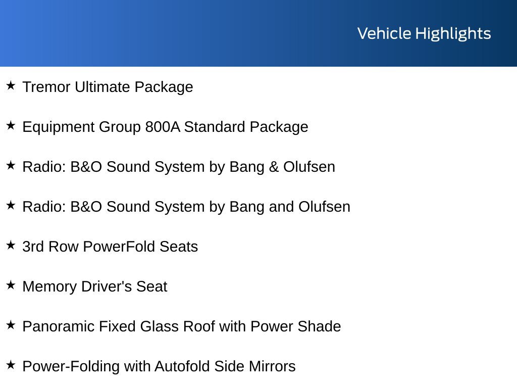 New 2026 Ford Explorer Tremor w/ Tremor Ultimate Package AWD/4WD image 3