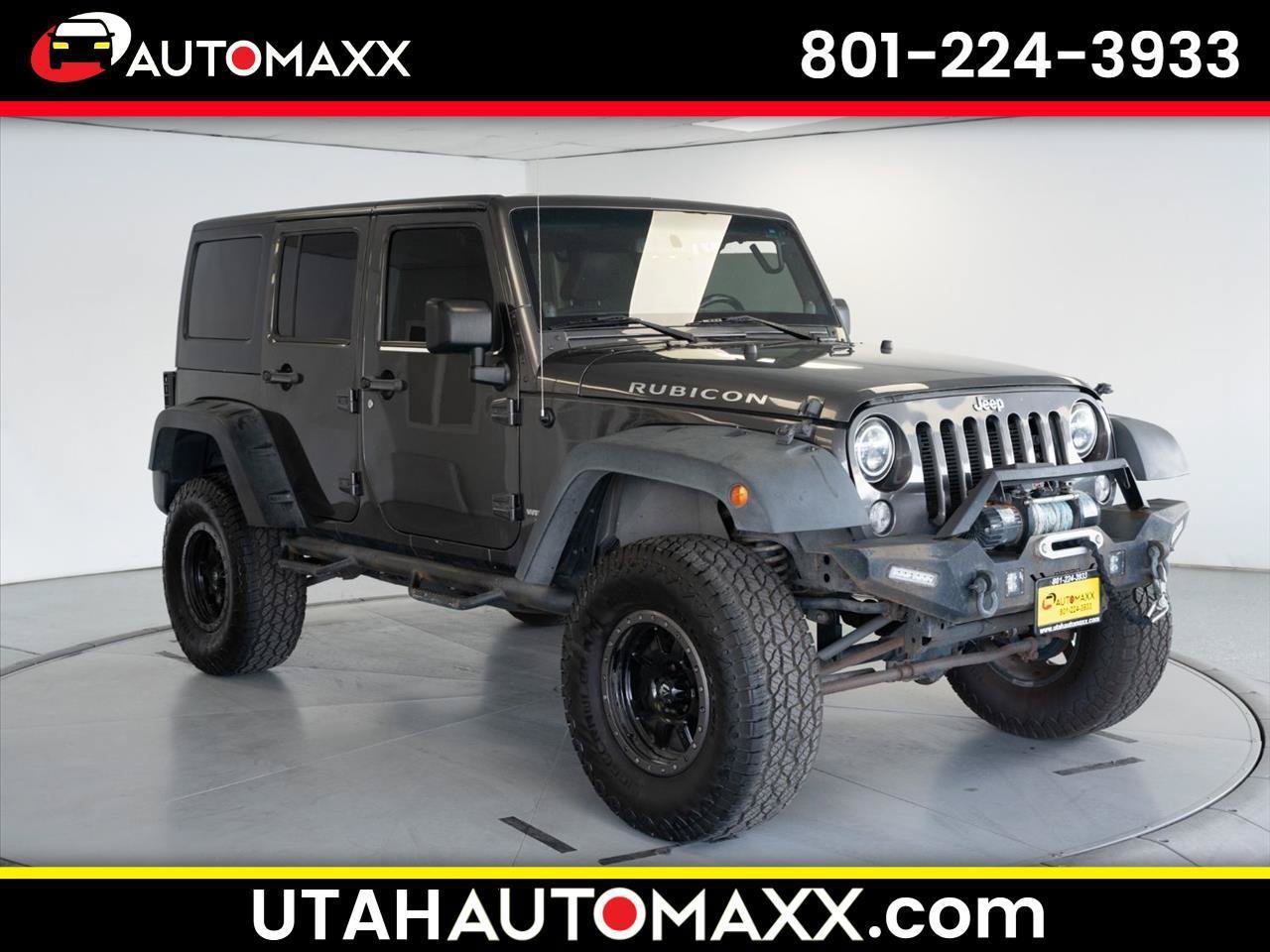 Used 2014 Jeep Wrangler Unlimited Rubicon w/ Connectivity Group AWD/4WD image 1