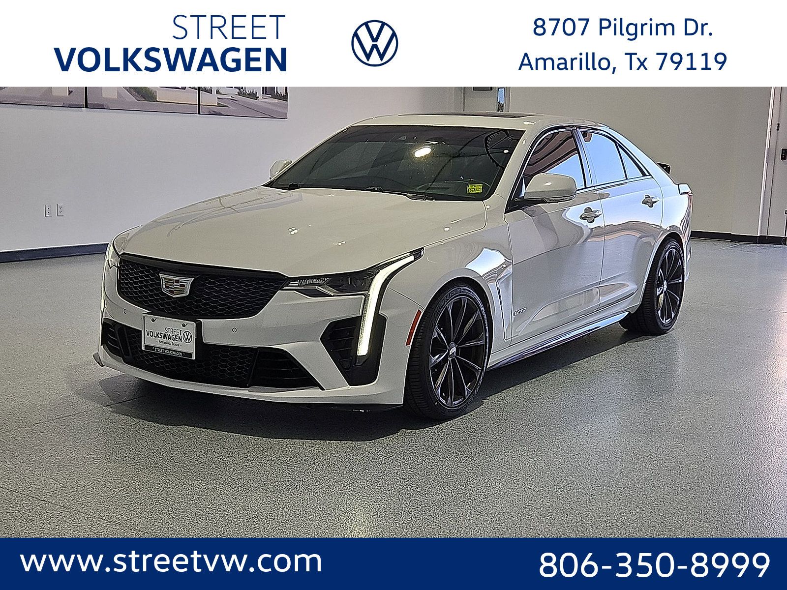 Used 2023 Cadillac CT4 V Blackwing w/ Driver Assist Package RWD image 1