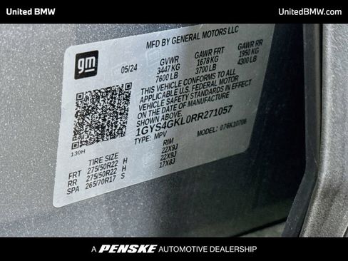 Used 2024 Cadillac Escalade Sport Platinum w/ LPO, ONYX Package AWD/4WD image 23