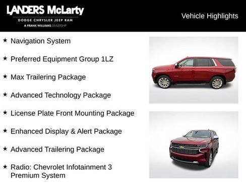 Used 2023 Chevrolet Tahoe Premier w/ Advanced Technology Package image 5