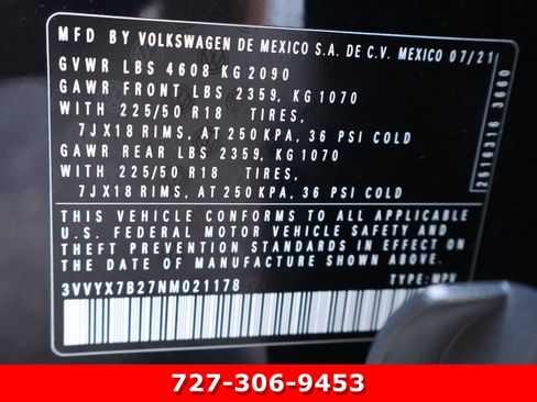 Used 2022 Volkswagen Taos SE w/ IQ.Drive SE Package AWD/4WD image 28