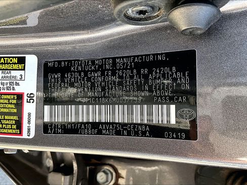 Used 2021 Toyota Camry LE w/ Cold Weather Package AWD/4WD image 31