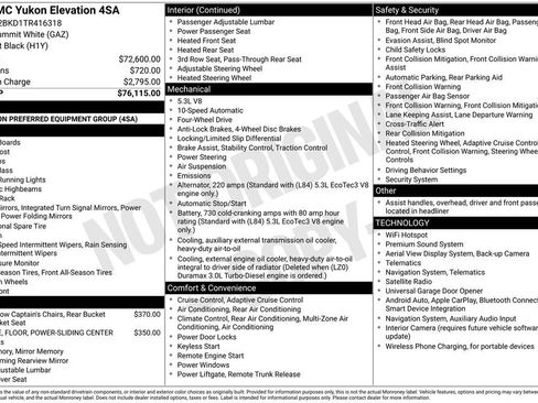 New 2026 GMC Yukon Elevation AWD/4WD image 4