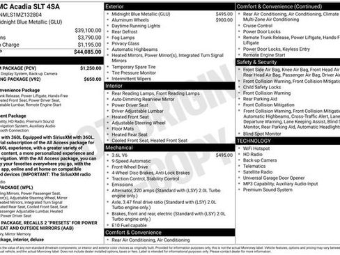 Used 2021 GMC Acadia SLT w/ Premium Package FWD image 22