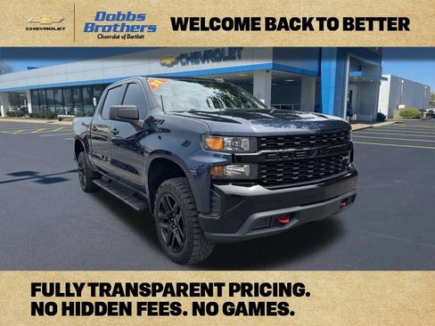 Used 2021 Chevrolet Silverado 1500 Custom Trail Boss w/ Safety Confidence Package AWD/4WD image 1