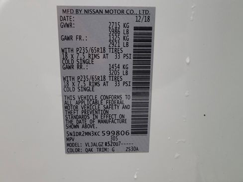 Used 2019 Nissan Pathfinder SL image 33