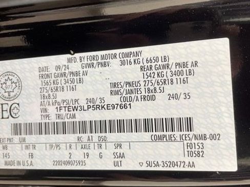 Used 2024 Ford F150 XLT w/ XLT Black Appearance Package AWD/4WD image 26