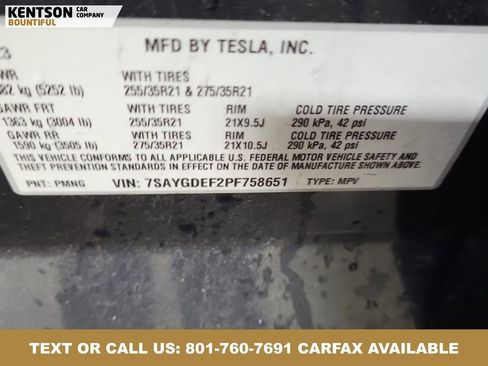 Used 2023 Tesla Model Y Performance AWD/4WD image 12