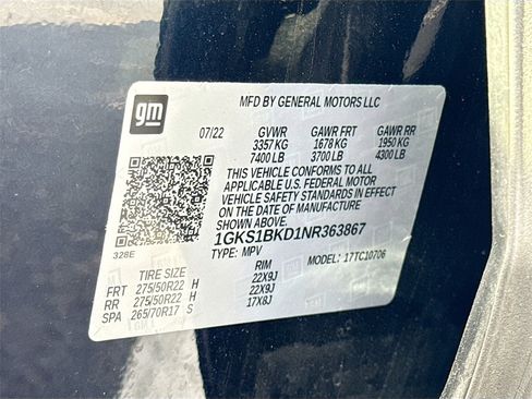 Used 2022 GMC Yukon SLT w/ SLT Premium Package image 36