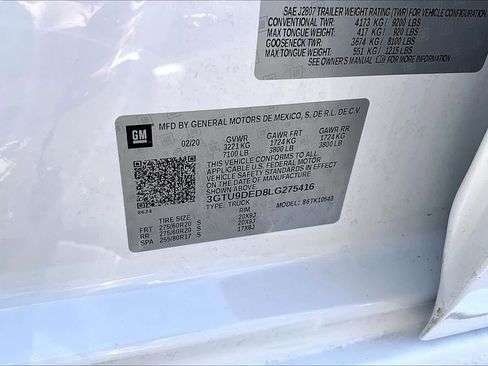 Used 2020 GMC Sierra 1500 SLT w/ SLT Premium Plus Package image 36