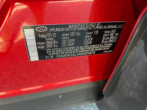 Used 2022 Hyundai Santa Fe Limited w/ Cargo Package image 17