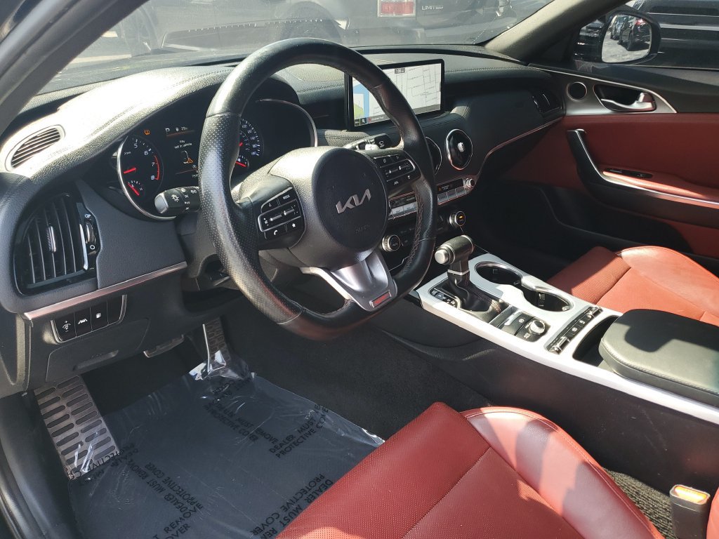 Used 2022 Kia Stinger GT1 w/ Red Interior Color Package RWD image 22