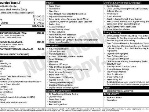 New 2026 Chevrolet Trax LT w/ Driver Confidence Package FWD image 2