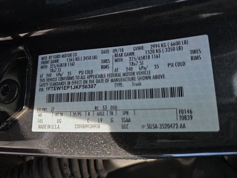 Used 2018 Ford F150 XLT w/ Equipment Group 302A Luxury image 25