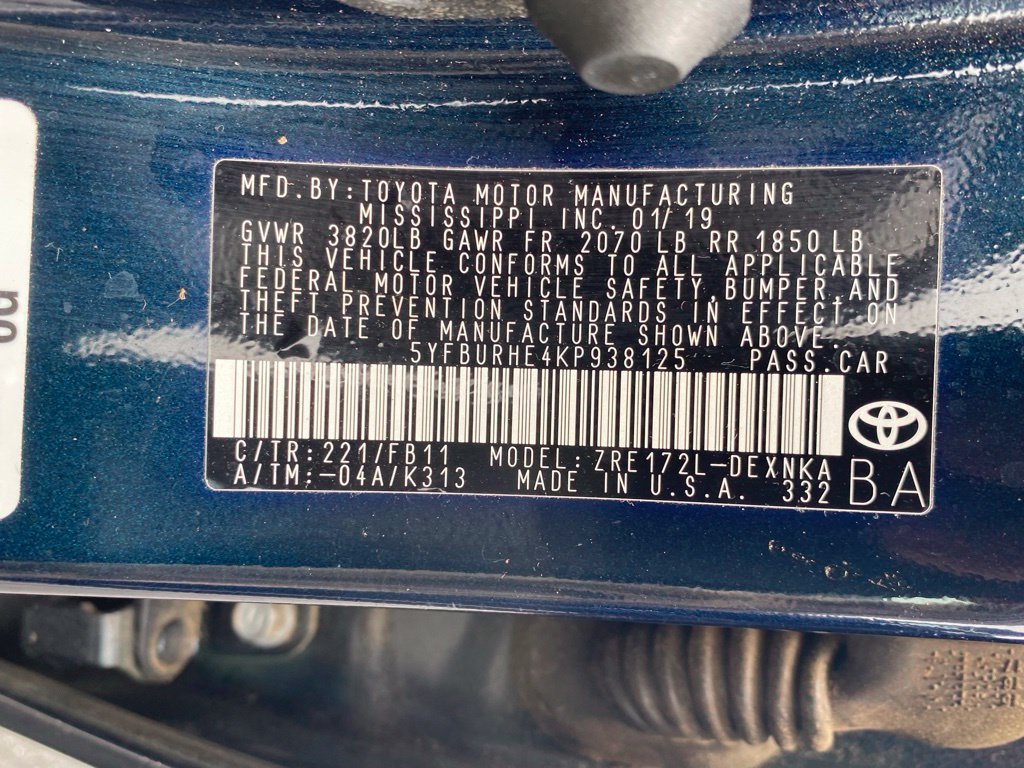 Used 2019 Toyota Corolla LE FWD image 19