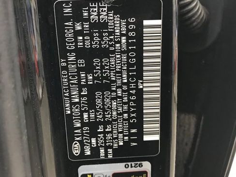 Used 2020 Kia Telluride S w/ S 8 Passenger Seating Package image 53