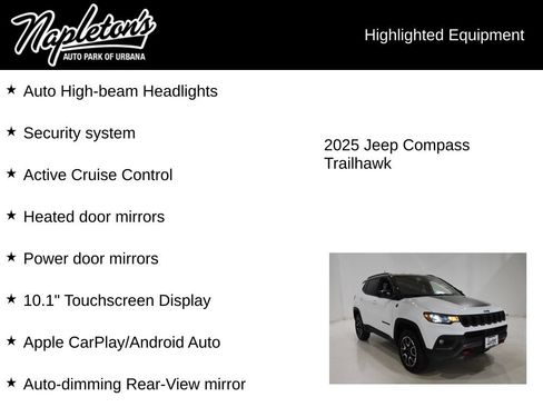 Used 2025 Jeep Compass Trailhawk AWD/4WD image 16