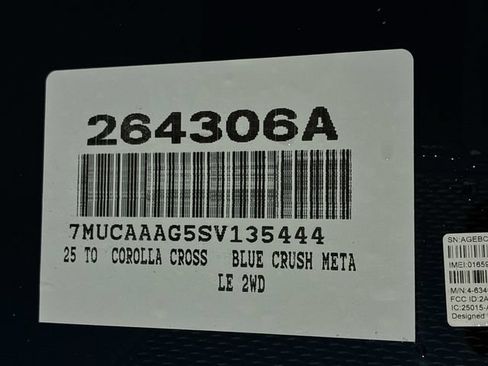 Certified 2025 Toyota Corolla Cross LE FWD image 29