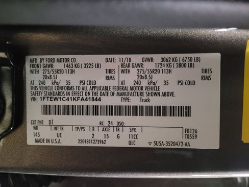 Used 2019 Ford F150 XLT w/ Equipment Group 302A Luxury image 33